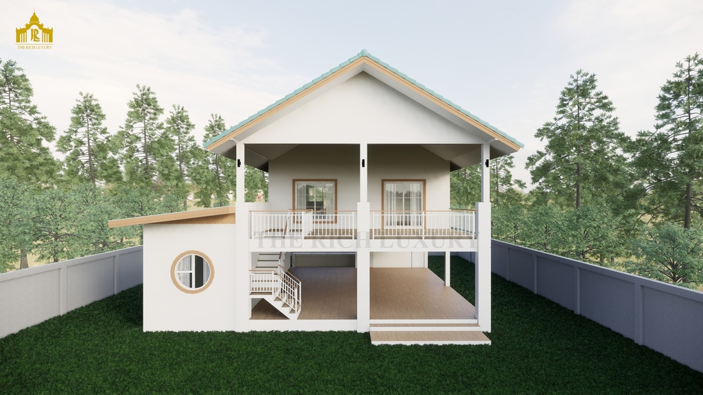 ผลงานออกแบบบ้านพักอาศัย 2 ชั้น จ.อุดรธานี