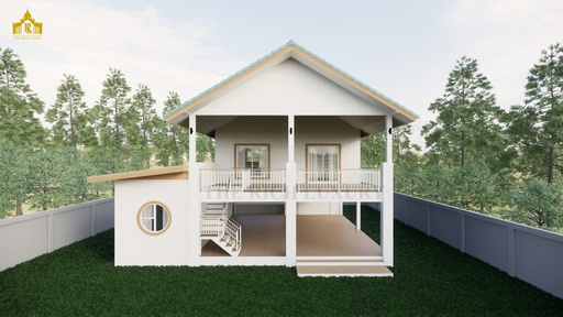 ผลงานออกแบบบ้านพักอาศัย 2 ชั้น จ.อุดรธานี